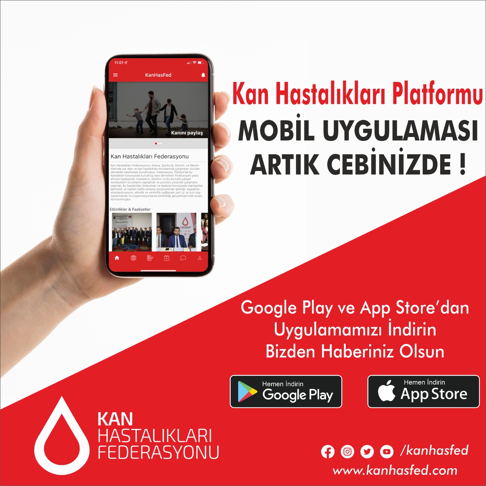 Kan Hastalıkları Platformu - Mobil Uygulamamız yayınlandı.